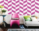 Chevron Seamless Pattern Decal Vinyl Modern Decals